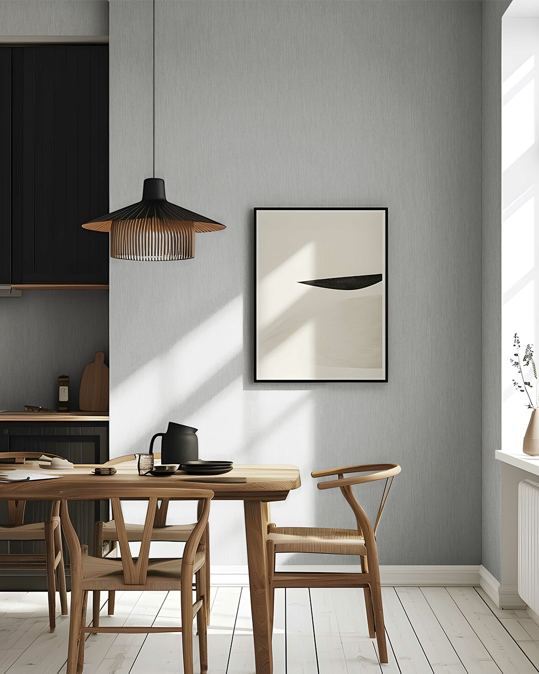 Antikgrå Wallpaper - Antique - Midbec - 17212 - Premier Wallcovering