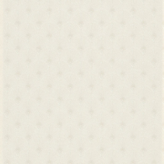Antionette Fan Metallic Wallpaper - Cream - Erismann - 10346 - 14 - Premier Wallcovering