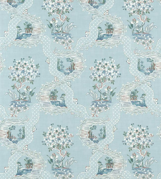 Antoinette Wallpaper - Blue - Anna French - AT16156 - Premier Wallcovering