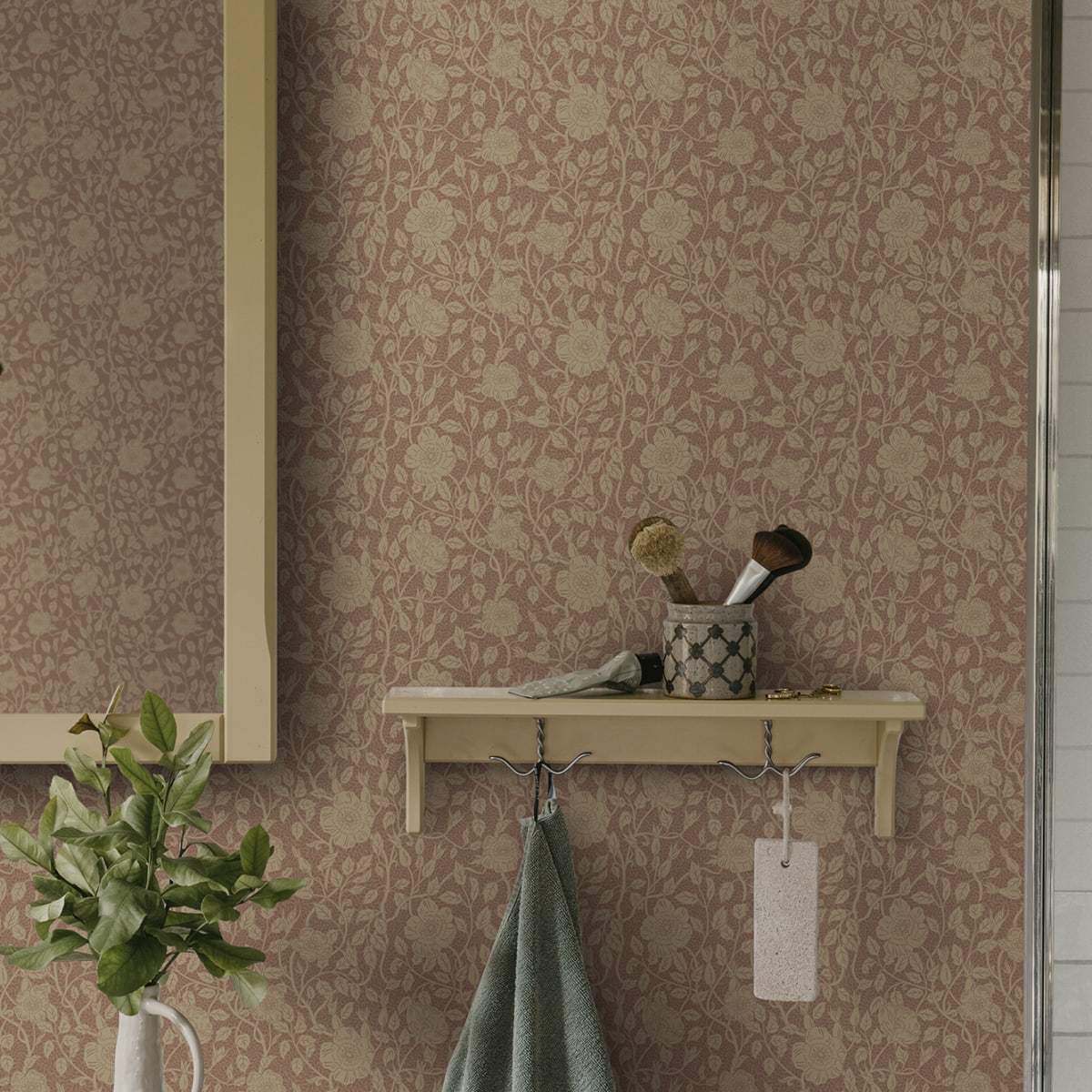 Anton Wallpaper - Terracotta - Sandberg - S10568 - Premier Wallcovering