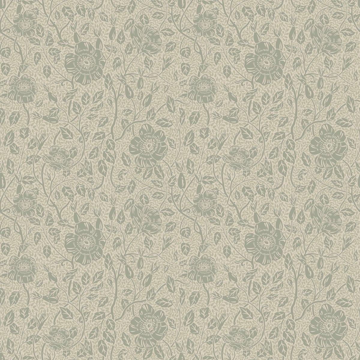 Anton Wallpaper - Sage Green - Sandberg - S10569 - Premier Wallcovering