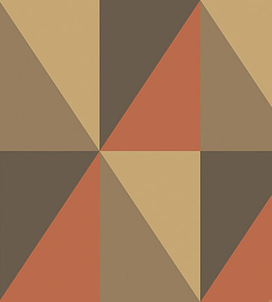 Apex Grand Wallpaper - Red, Sand & Soot - 105/10041 - Cole & Son - Premier Wallcovering