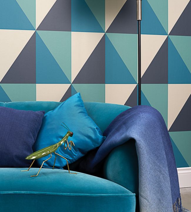 Apex Grand Wallpaper - Red, Sand & Soot - 105/10041 - Cole & Son - Premier Wallcovering