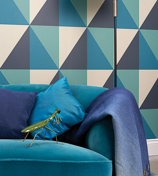 Apex Grand Wallpaper - Red, Sand & Soot - 105/10041 - Cole & Son - Premier Wallcovering