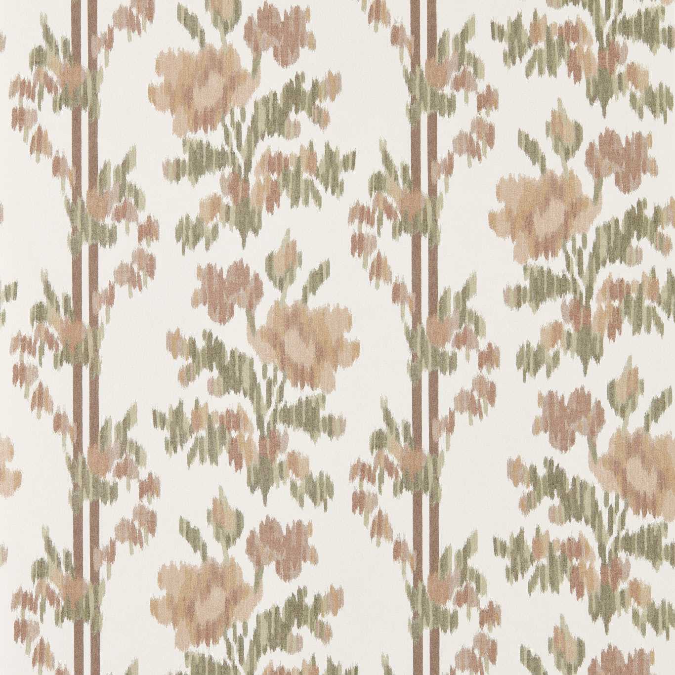 Apothecary Rose Wallpaper - Parchment & Olivine - Sanderson - DHIP217498 - Premier Wallcovering