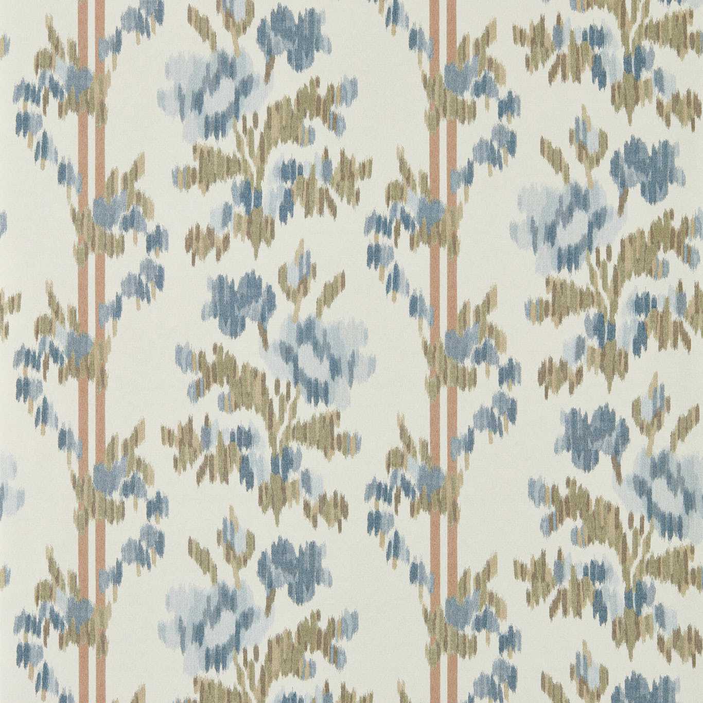 Apothecary Rose Wallpaper - Ether Blues - Sanderson - DHIP217496 - Premier Wallcovering