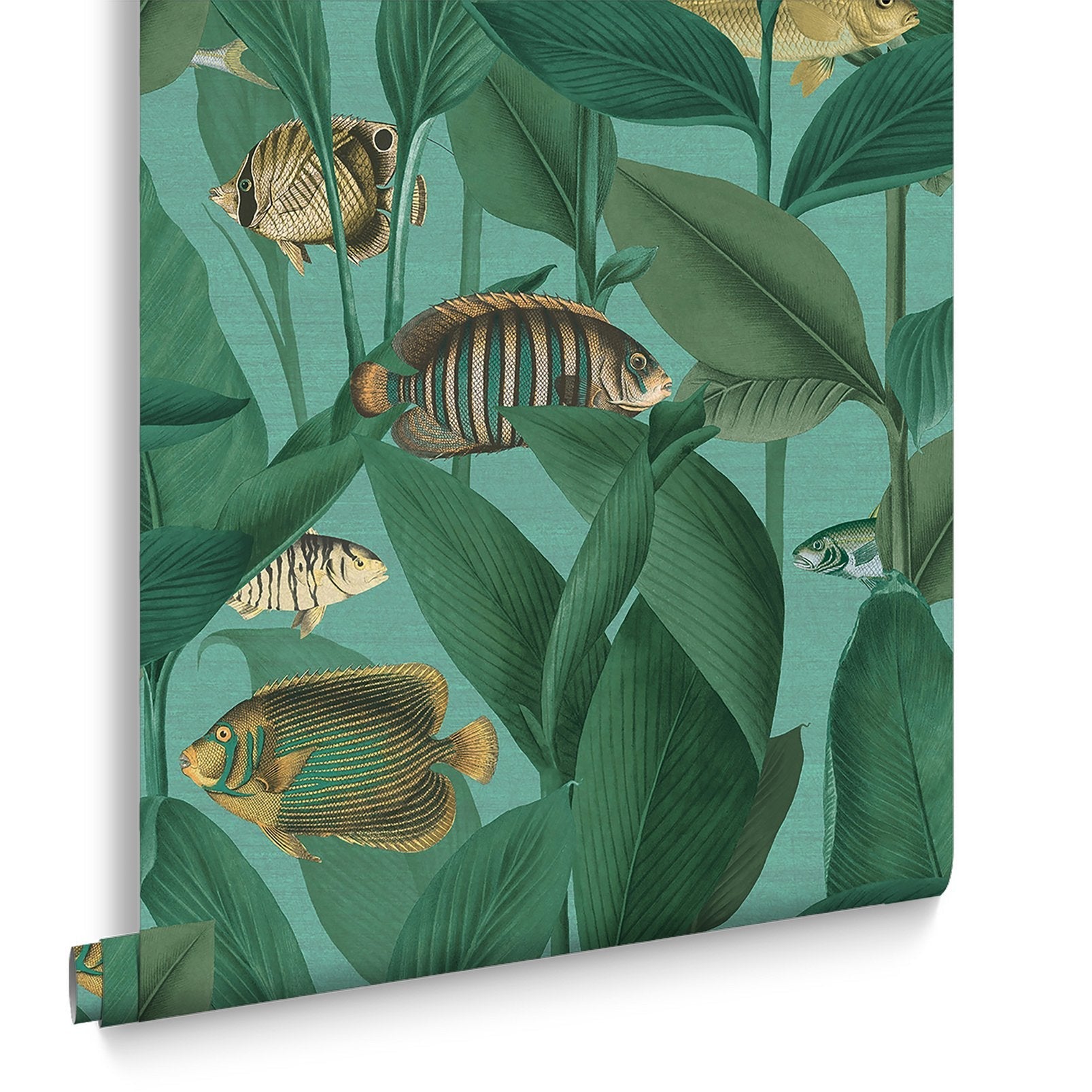 Aquarium Wallpaper - Aquamarine - Graham & Brown - 124112 - Premier Wallcovering