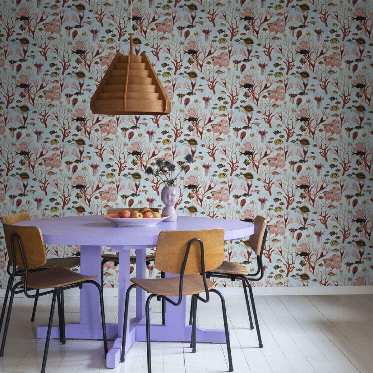 Aquarium Wallpaper - Mint - Rebel Walls - R18031 - Premier Wallcovering