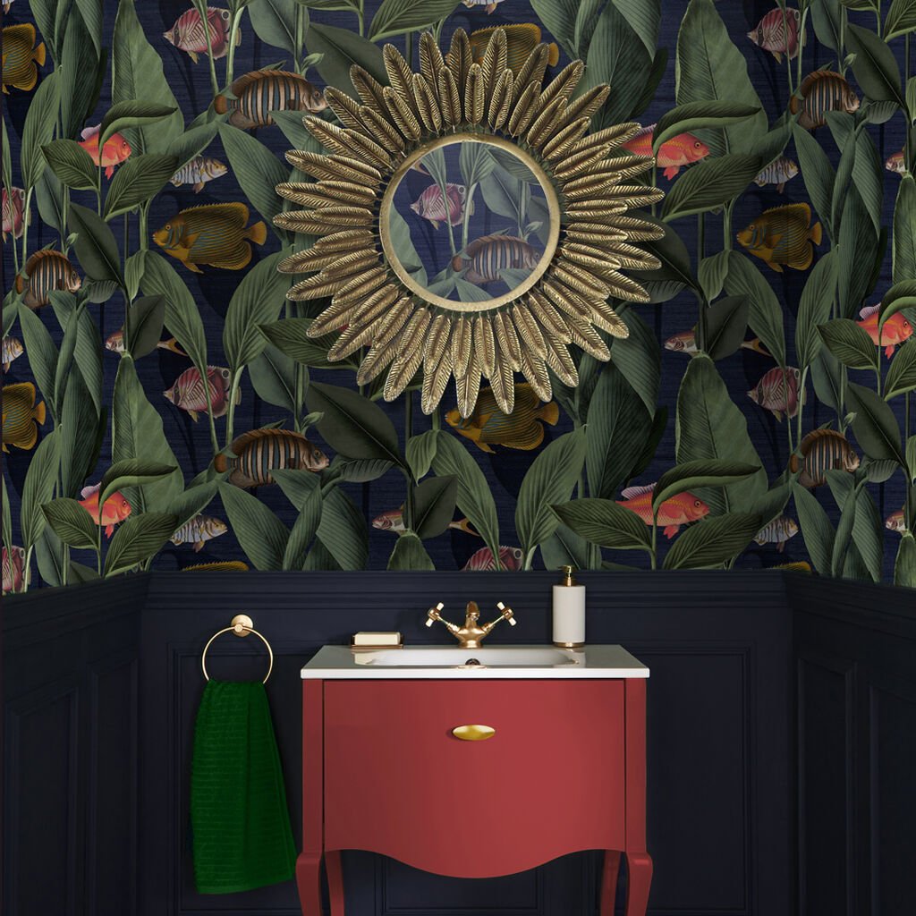 Aquarium Wallpaper - Deep Sea - Graham & Brown - 113939 - Premier Wallcovering