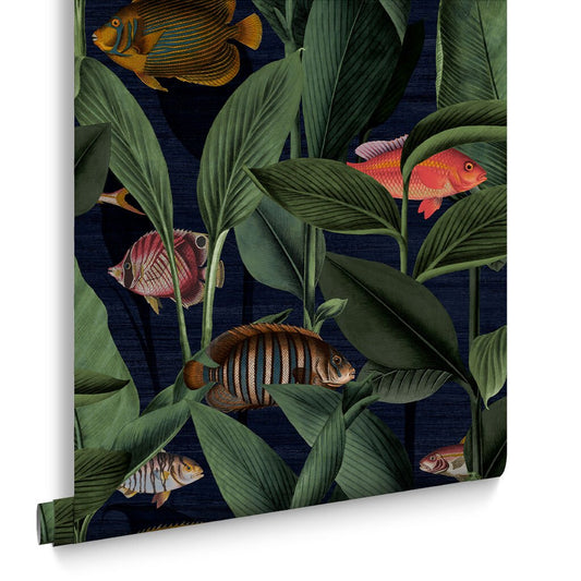 Aquarium Wallpaper - Deep Sea - Graham & Brown - 113939 - Premier Wallcovering