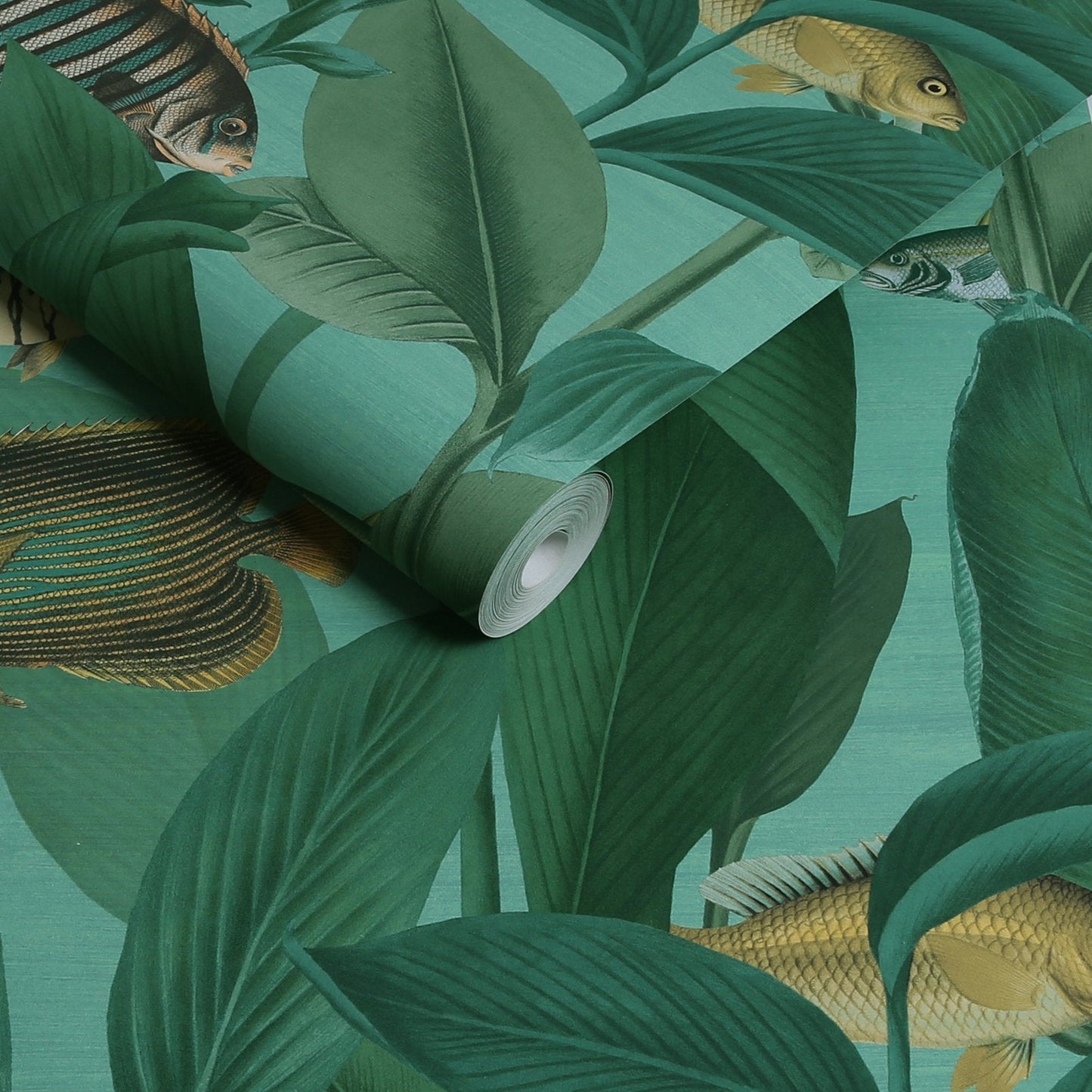 Aquarium Wallpaper - Aquamarine - Graham & Brown - 124112 - Premier Wallcovering