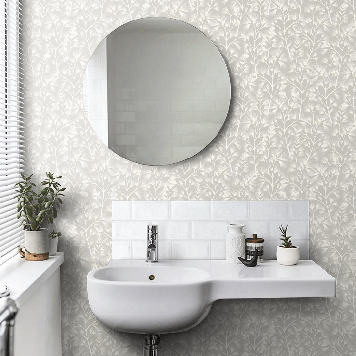 Arabella Wallpaper - Grey - Ohpopsi - JRD50114W - Premier Wallcovering