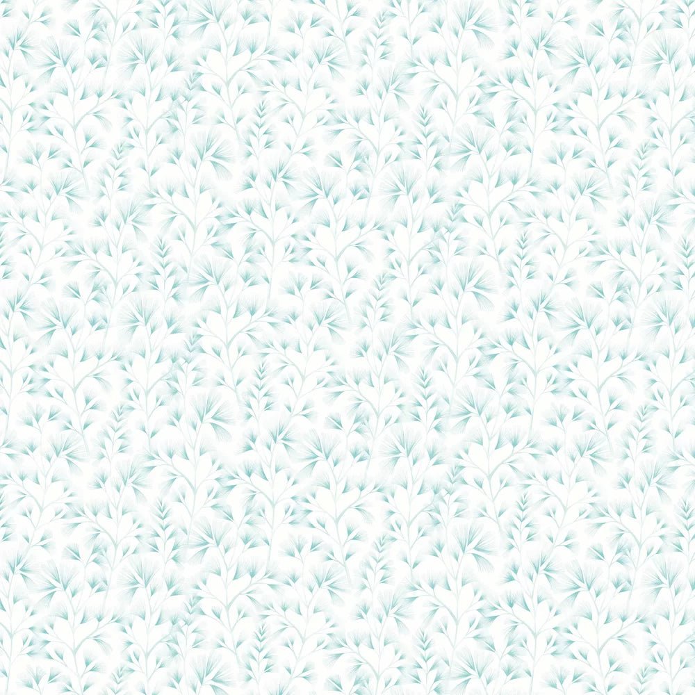 Arabella Wallpaper - Teal Cream - Ohpopsi - JRD50118W - Premier Wallcovering