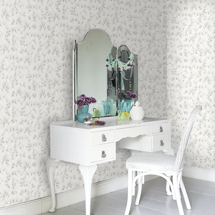 Arabella Wallpaper - Grey Cream - Ohpopsi - JRD50119W - Premier Wallcovering