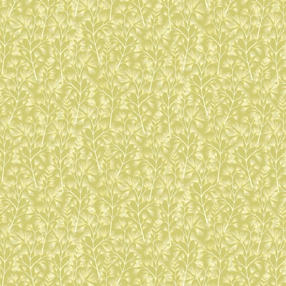 Arabella Wallpaper - Chartreuse - Ohpopsi - JRD50117W - Premier Wallcovering