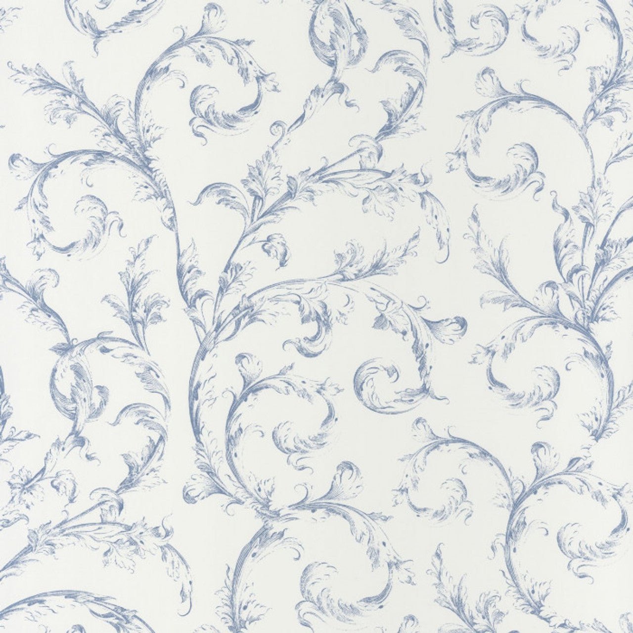 Arabesque Fontainebleau Wallpaper - Blue - Casadeco - 81536204 - Premier Wallcovering