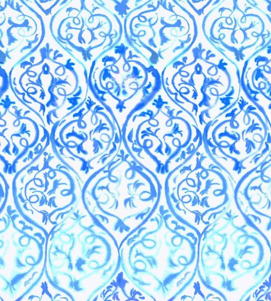 Arabesque Wallpaper - Cobalt - PDG1029/01 - Designers Guild - Premier Wallcovering