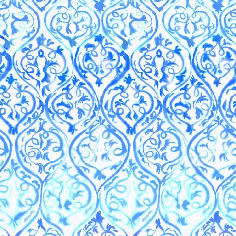 Arabesque Wallpaper - Cobalt - PDG1029/01 - Designers Guild - Premier Wallcovering