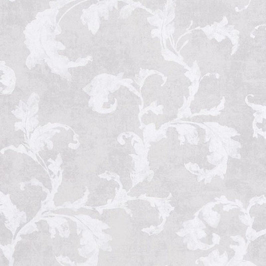 Arabesques Montsegur Wallpaper - Blanc - Casadeco - 80790218 - Premier Wallcovering