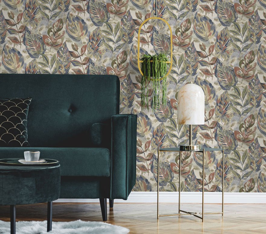 Aralia Wallpaper - Beige - Holden Décor - 36111 - Premier Wallcovering