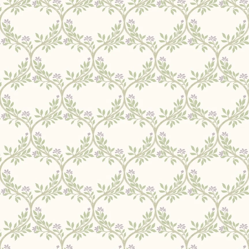 Arber Wallpaper - Green - Nina Campbell - NCW4495-02 - Premier Wallcovering