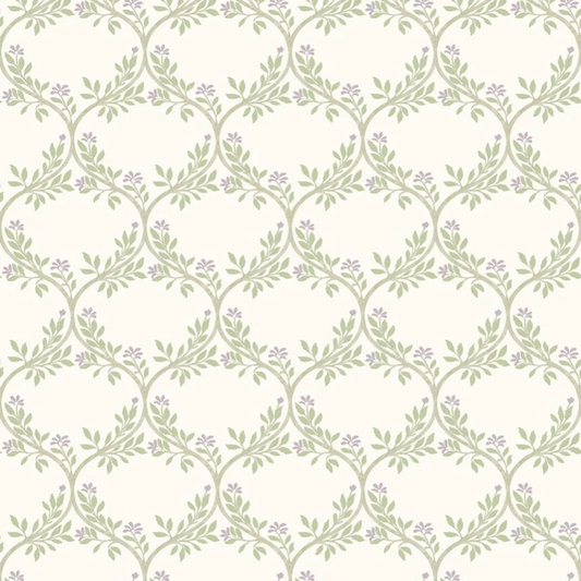 Arber Wallpaper - Green - Nina Campbell - NCW4495-02 - Premier Wallcovering