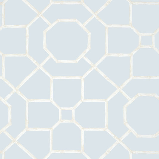 Arbor Wallpaper - Spa Blue - Thibaut - T13670 - Premier Wallcovering