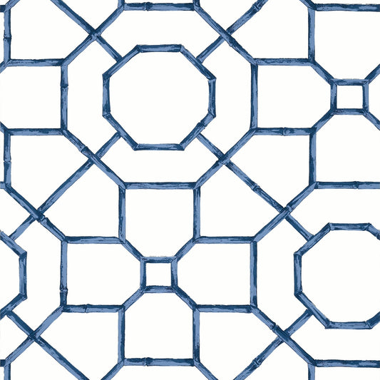 Arbor Wallpaper - Navy - Thibaut - T13673 - Premier Wallcovering