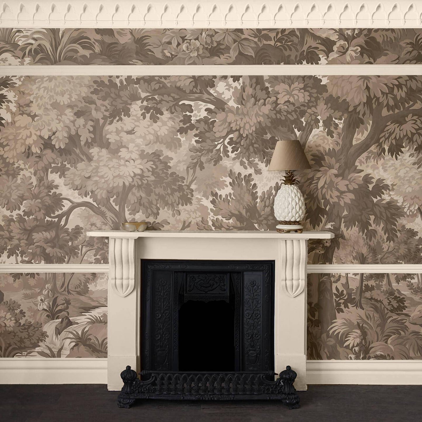 Arborea Wallpaper - Earth - House of Hackney - 1-WA-ARB-DI-TRA-XXX - Premier Wallcovering