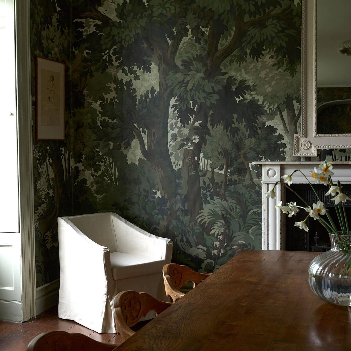 Arborea Wallpaper - Verde - House of Hackney - 1-WA-ARB-DI-VER-XXX - Premier Wallcovering