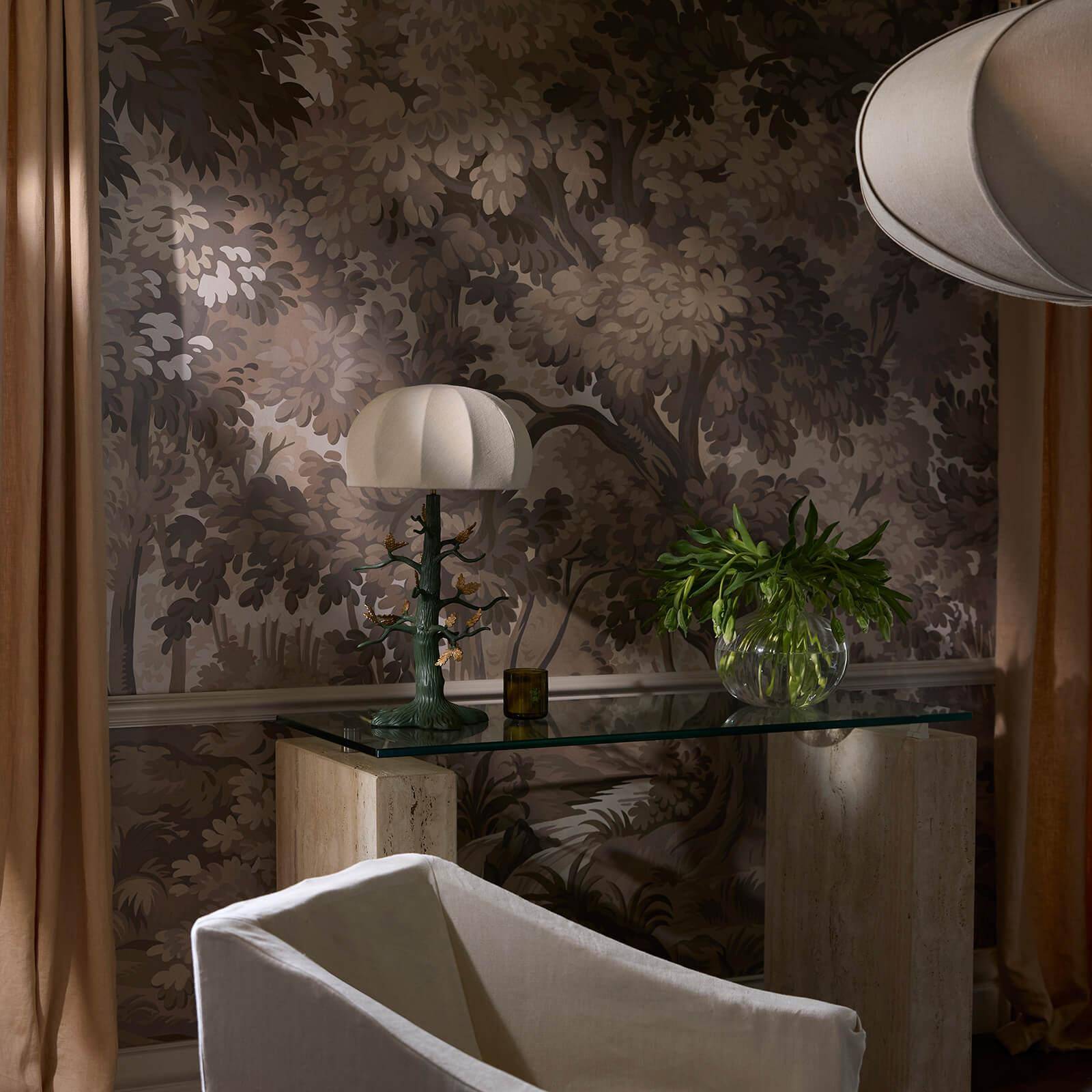 Arborea Wallpaper - Earth - House of Hackney - 1-WA-ARB-DI-TRA-XXX - Premier Wallcovering