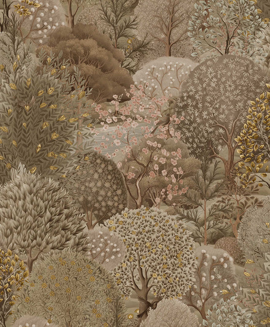 Arboretum Wallpaper - Neutral - Holden Décor - 91750 - Premier Wallcovering