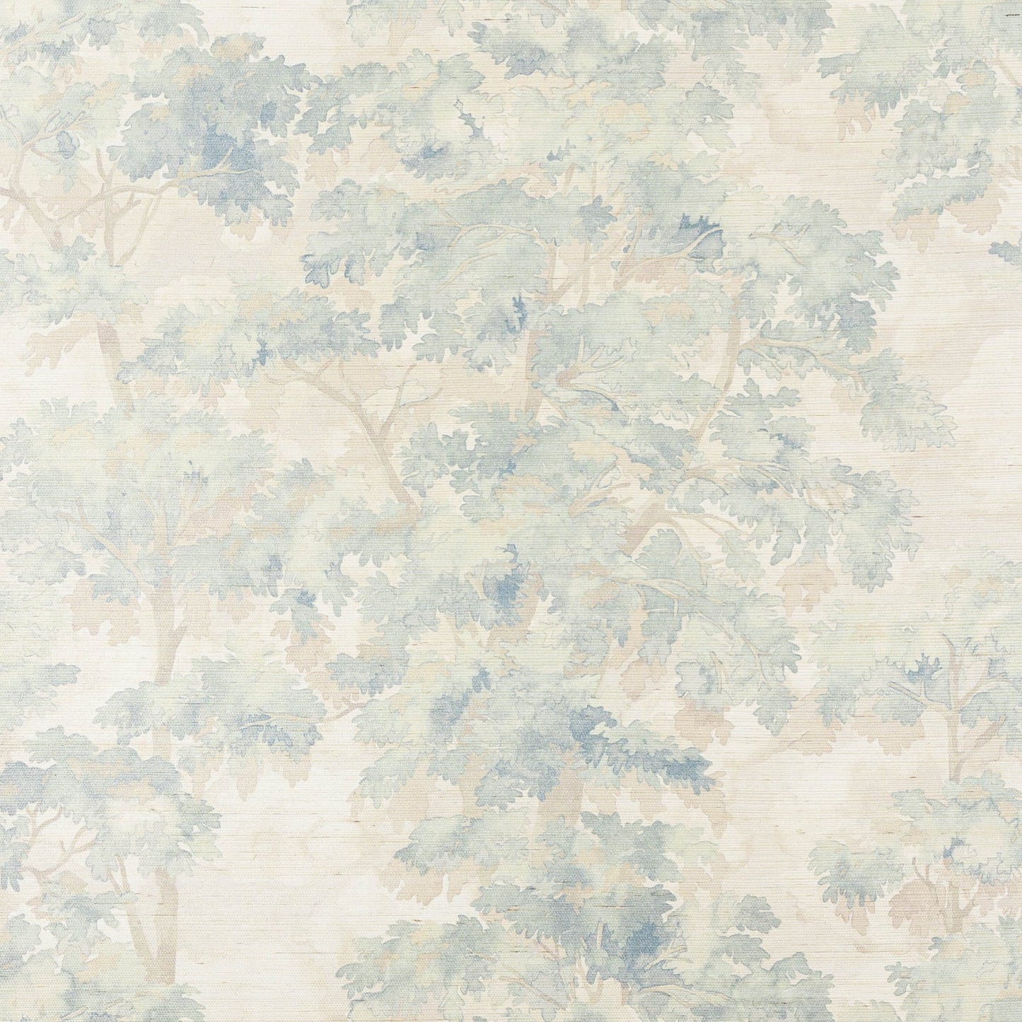 Arbour Sisal Wallpaper - Old Blue - Colefax & Fowler - W7025-02 - Premier Wallcovering