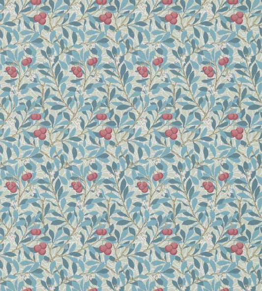 Arbutus Wallpaper - Woad/Russet - 214718 - Morris & Co - Premier Wallcovering