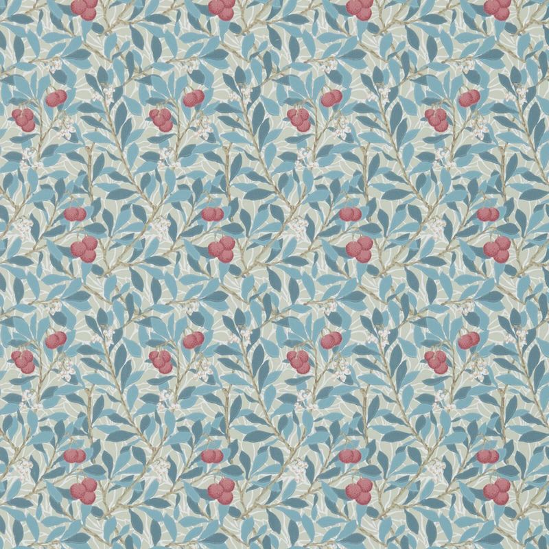 Arbutus Wallpaper - Woad/Russet - Morris & Co - 216809 - Premier Wallcovering