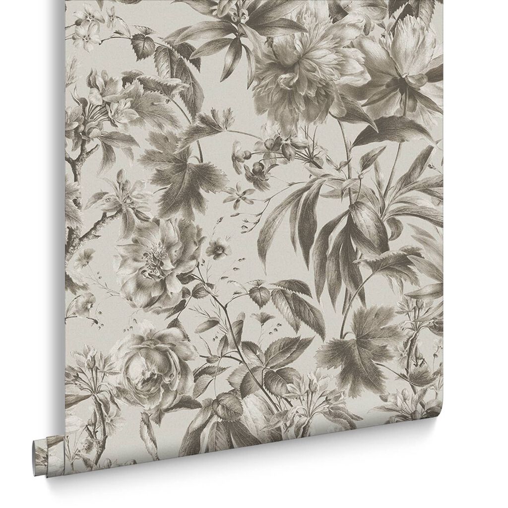 Arcane Garden Wallpaper - Silver - Graham & Brown - 120710 - Premier Wallcovering