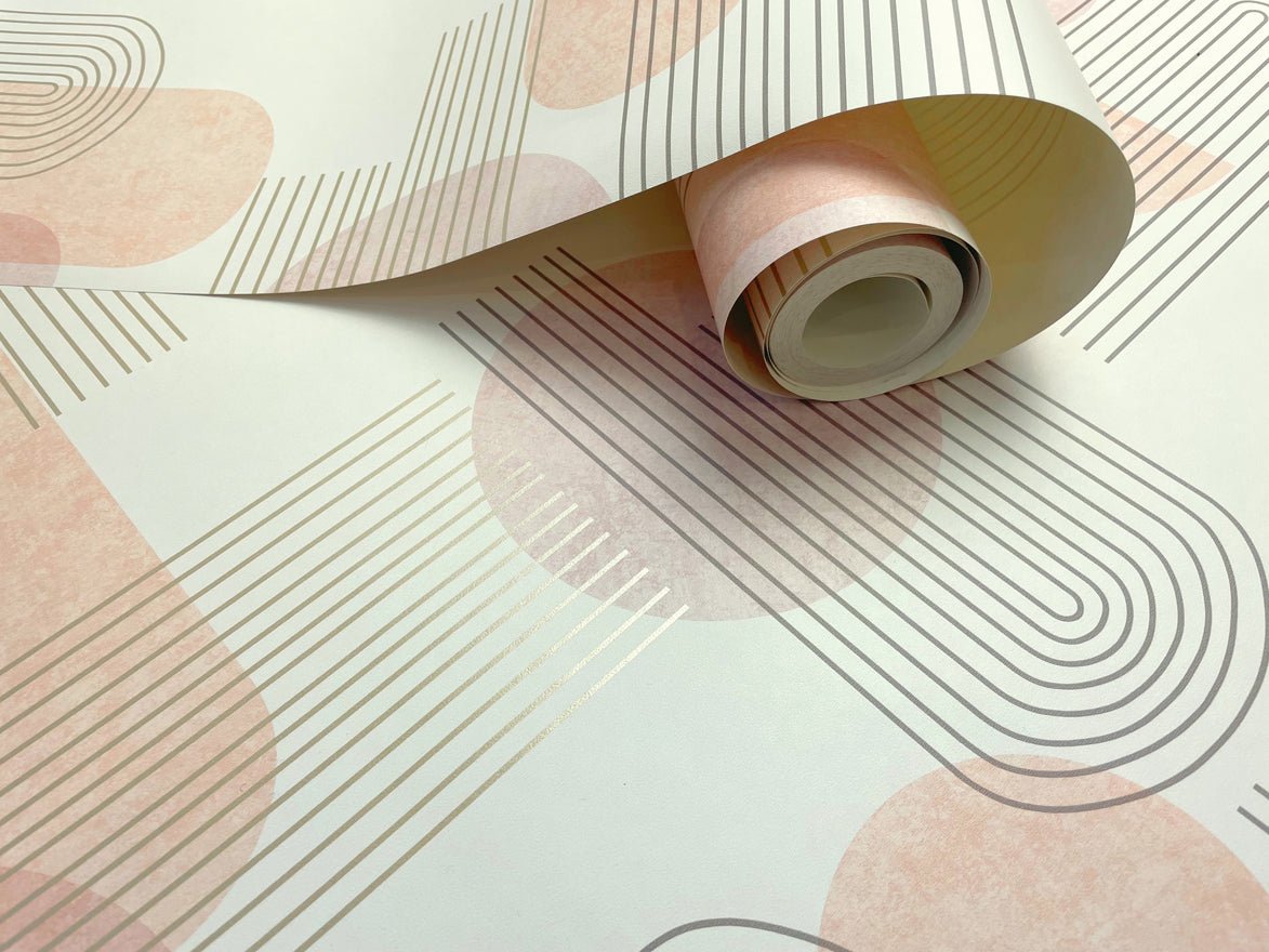 Arch Geo Wallpaper - Orange - Holden Décor - 13092 - Premier Wallcovering