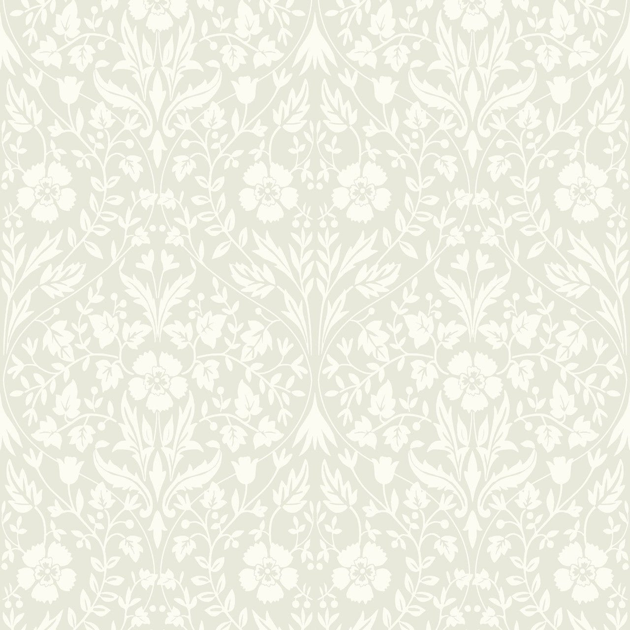 Archibald Arts and Crafts Wallpaper - Grege - Casadeco - 86331203 - Premier Wallcovering