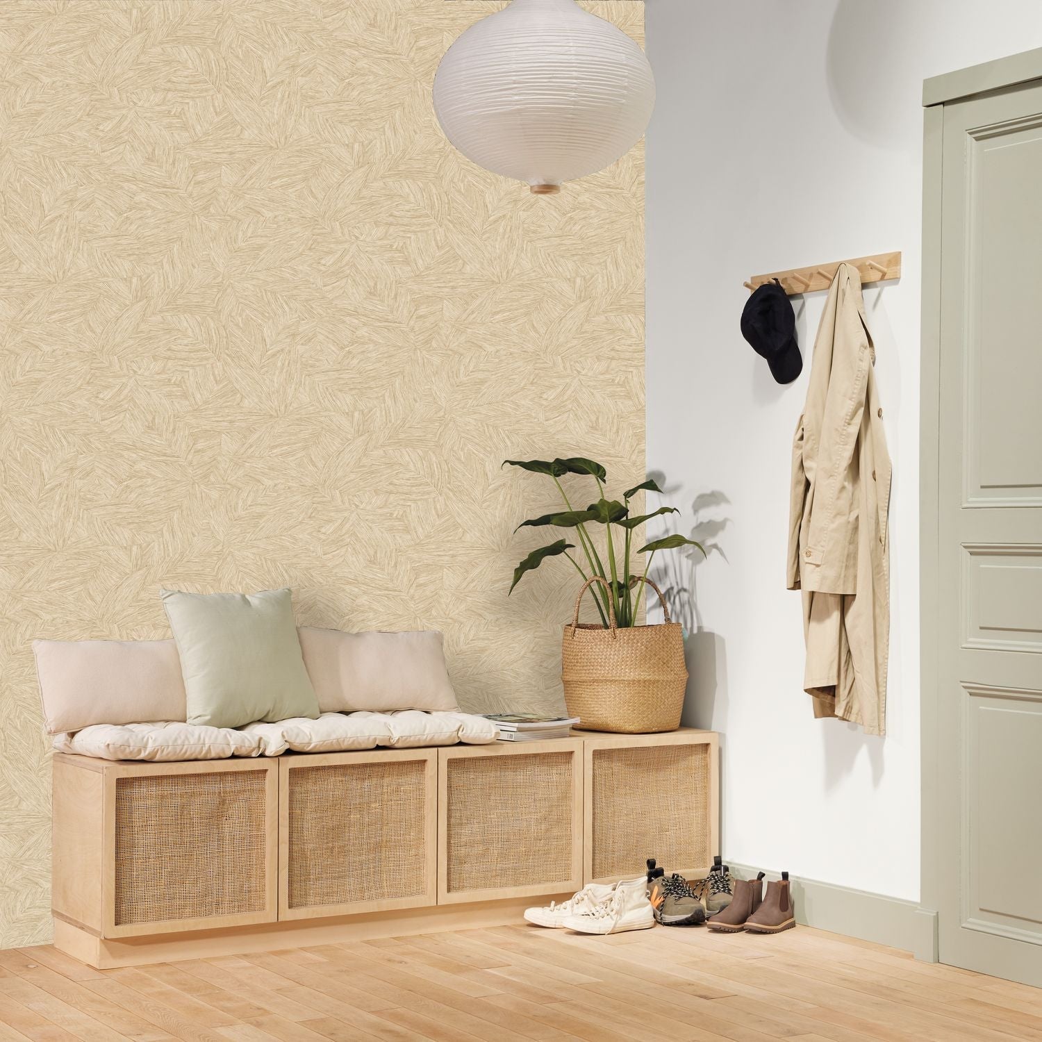 Archipel Wallpaper - Beige - Caselio - 106511010 - Premier Wallcovering