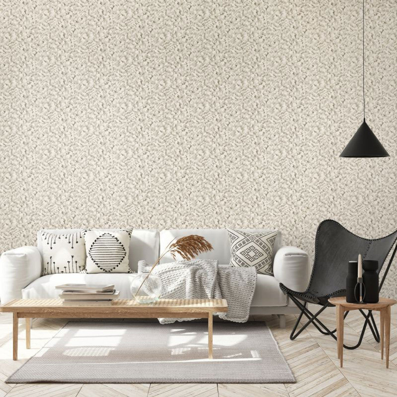 Arco Salt Wallpaper - Pine Nut - Hohenberger - 65306 - Premier Wallcovering