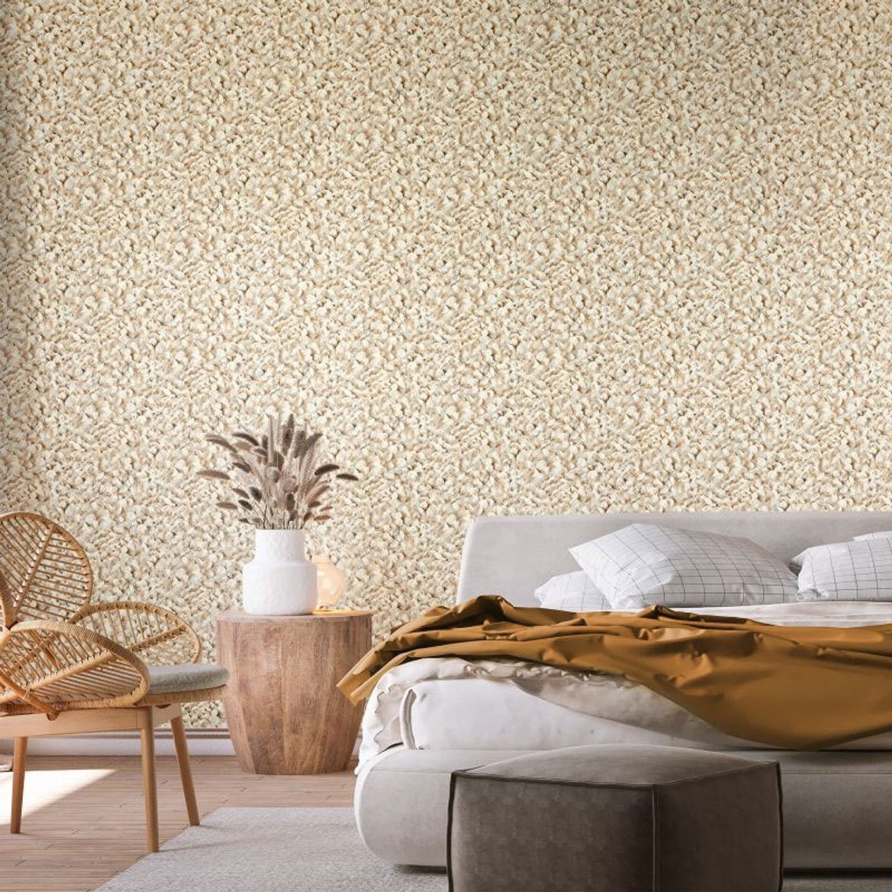 Arco Salt Wallpaper - Nutmeg - Hohenberger - 65308 - Premier Wallcovering