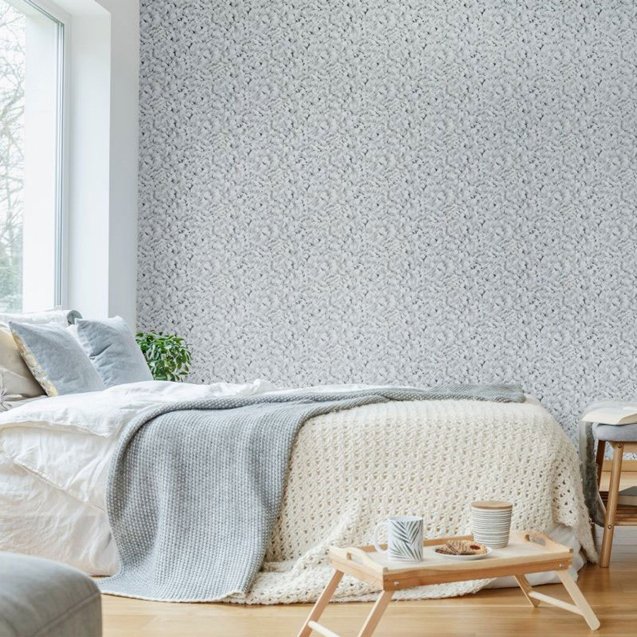 Arco Salt Wallpaper - Poppy Seed - Hohenberger - 65305 - Premier Wallcovering