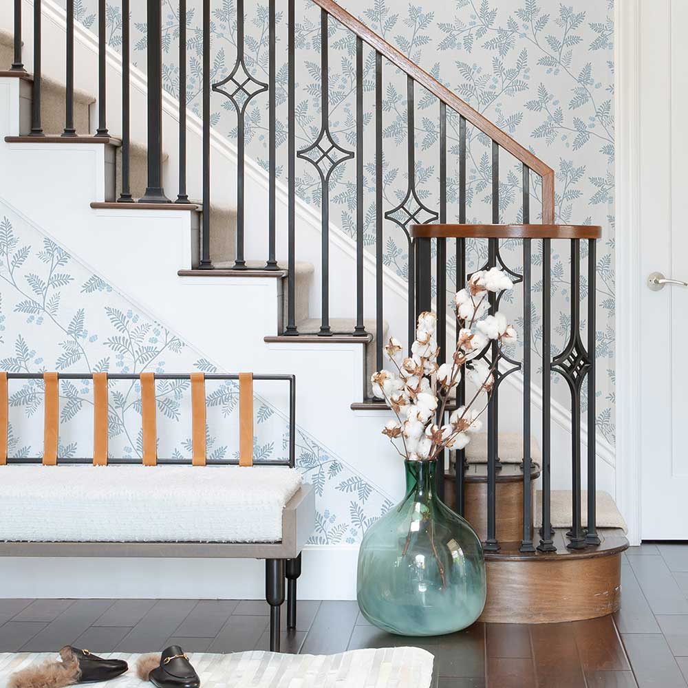 Ardell Wallpaper - Blue - A Street Prints - FD26602 - Premier Wallcovering