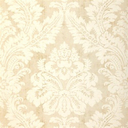 Argentina Damask Wallpaper - Pearl - Thibaut - T6868 - Premier Wallcovering