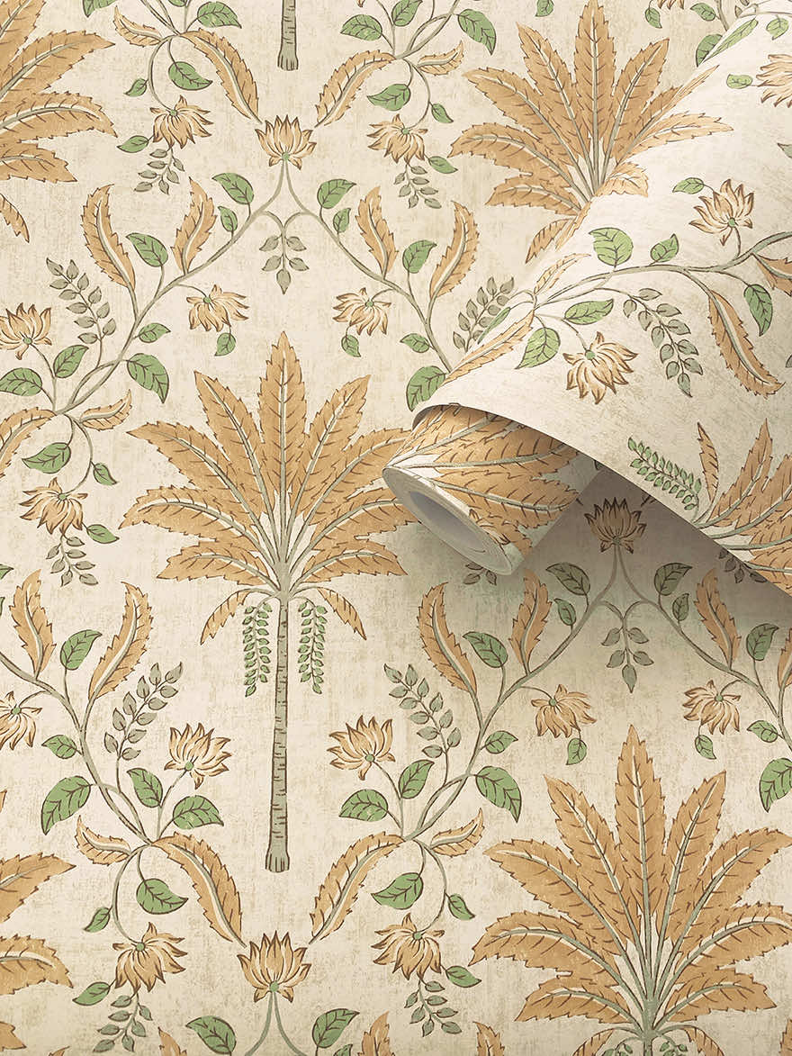 Ariara Wallpaper - Orange - Holden Décor - 91793 - Premier Wallcovering