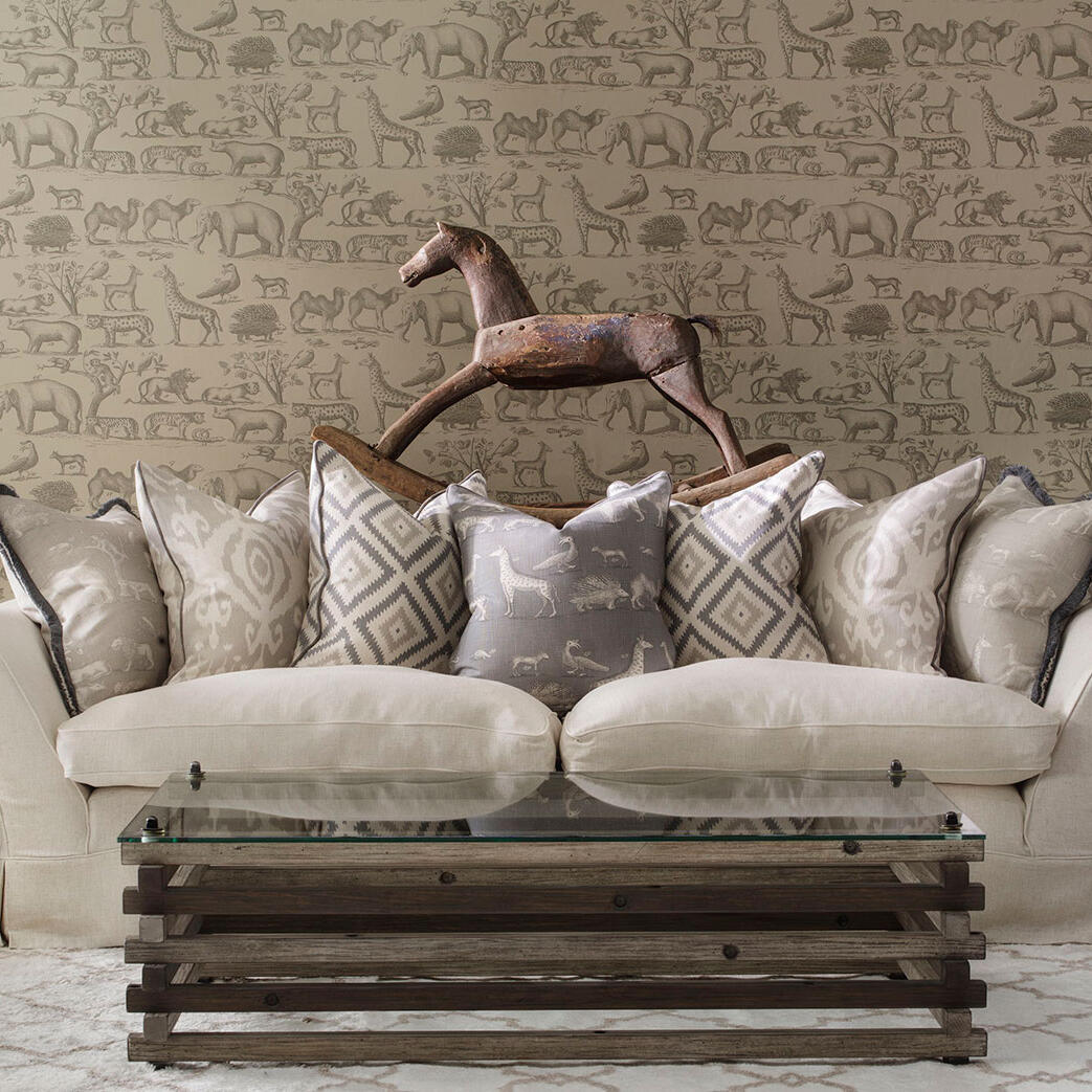 Ark Wallpaper - Parchment - Andrew Martin - MUSARPA - Premier Wallcovering