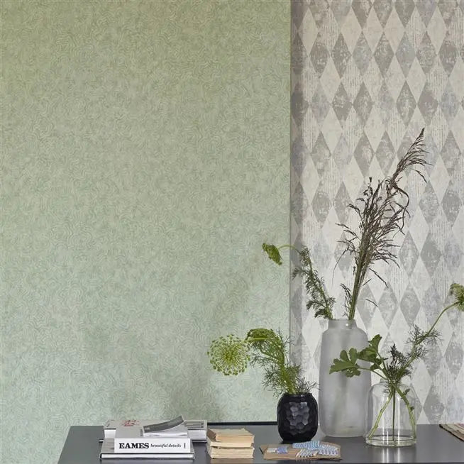 Arlecchino Wallpaper - Concrete - PDG1090/04 - Designers Guild - Premier Wallcovering