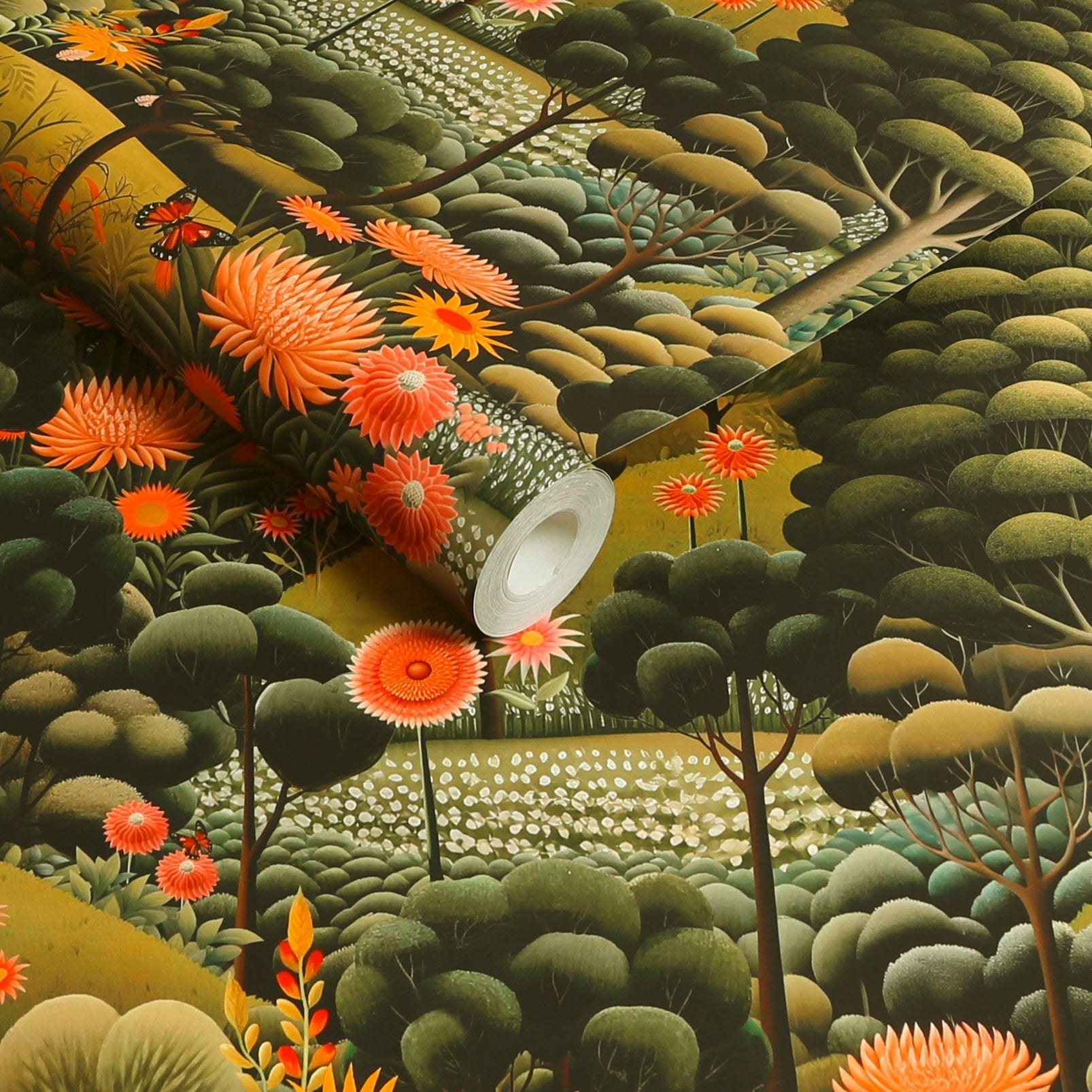 Arley Garden Wallpaper - Dusk - Graham & Brown - 127925 - Premier Wallcovering