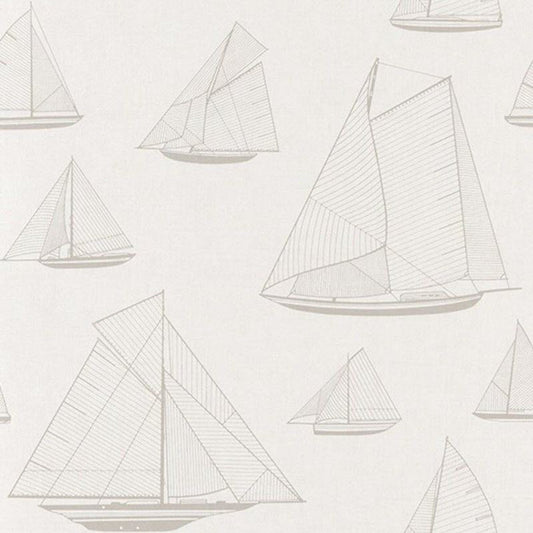 Armada Rivage Wallpaper - Beige - Casadeco - 84021126 - Premier Wallcovering