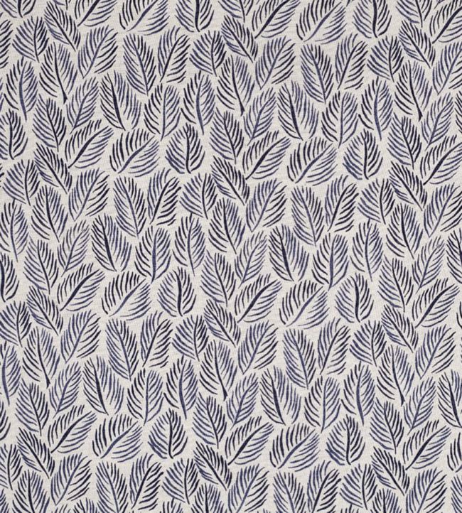 Armature Feuilles Fabric - Indigo - Christopher Farr Cloth - CF130 - 03 - Premier Wallcovering